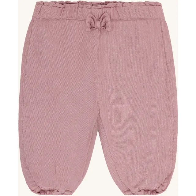 Hust & Claire Trine twill bukser Heather bomuld