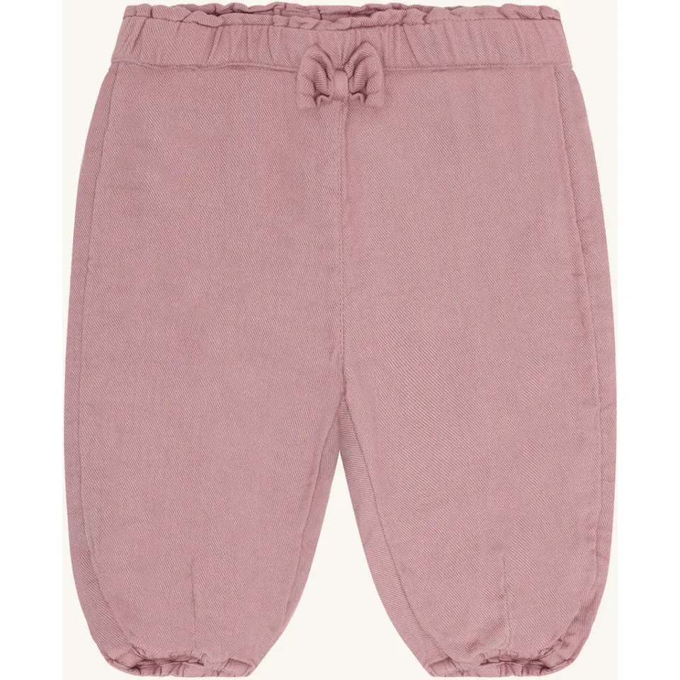Hust & Claire Trine twill bukser Heather bomuld