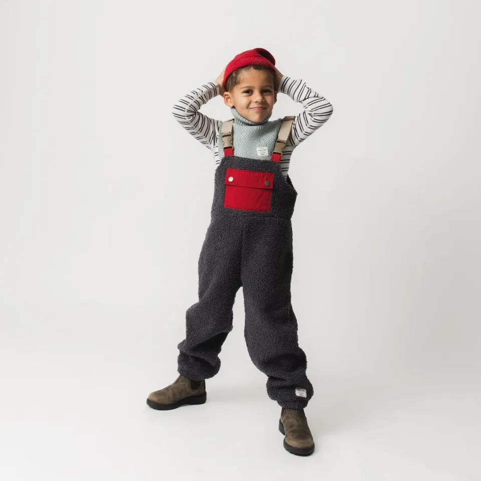 MINI A TURE MATAULON teddyfleece bukser seler blå