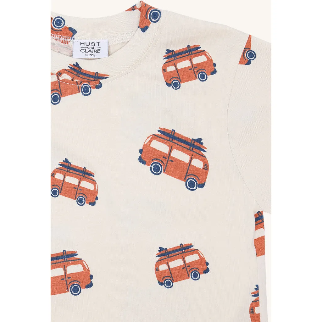 Hust & Claire HCAnton Van t-shirt sandshell bomuld