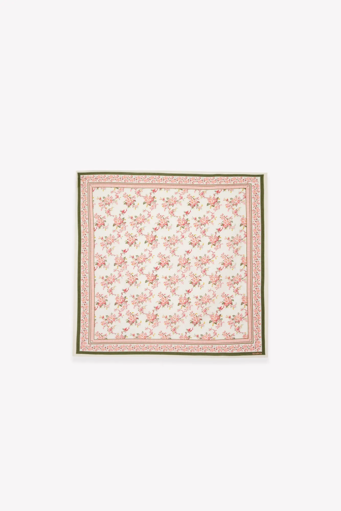 Bonton Foulsunday Flowers tørklæde – blomstret bomuld