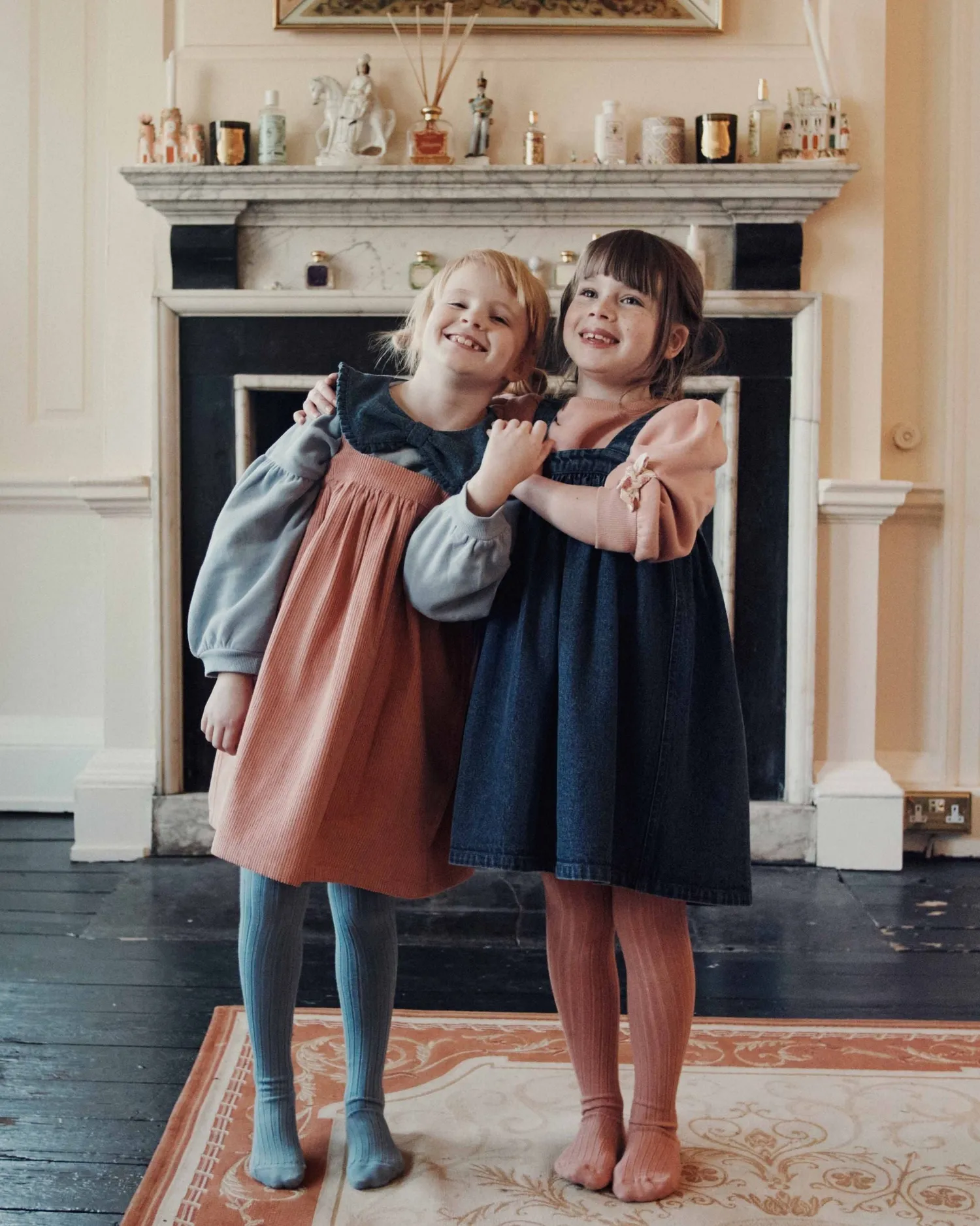 Emile et Ida selekjole denim blå smock