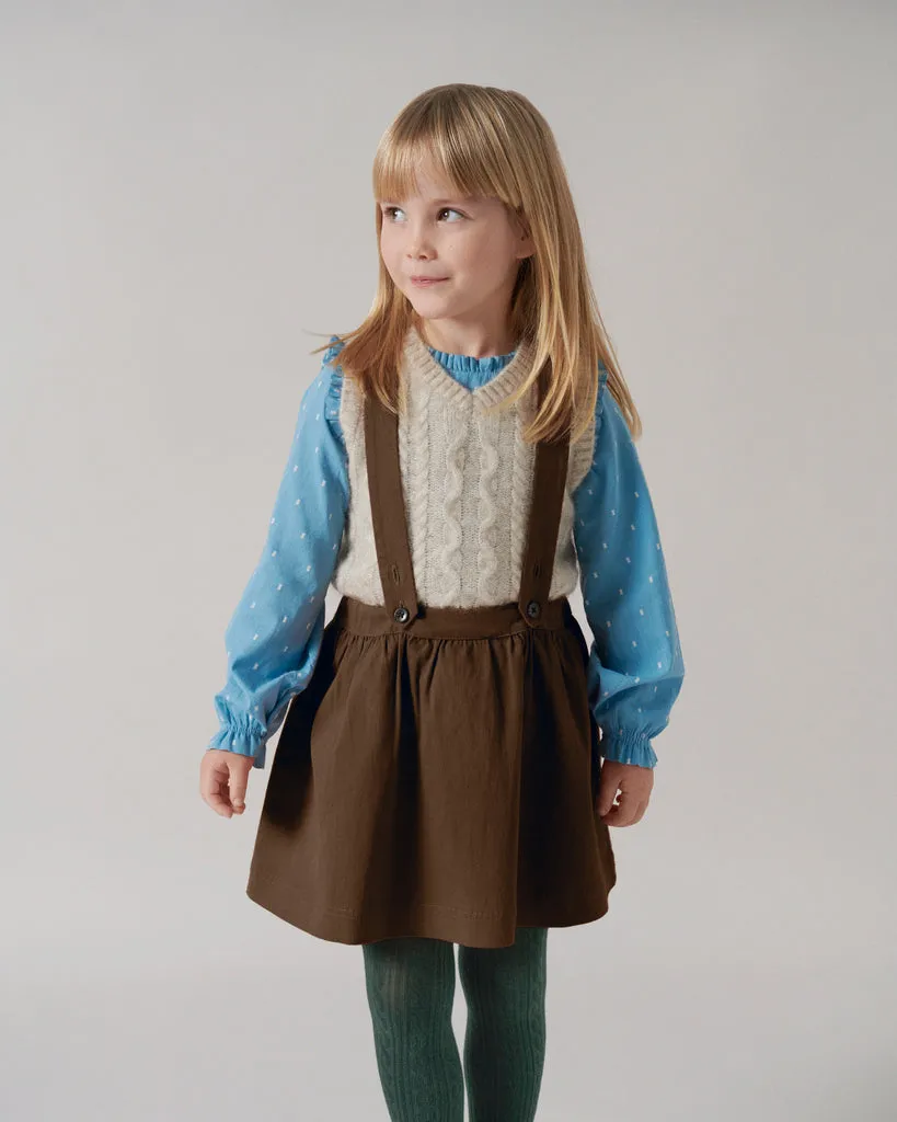 MarMar Takaia LS bluse Clear Blue Dobby