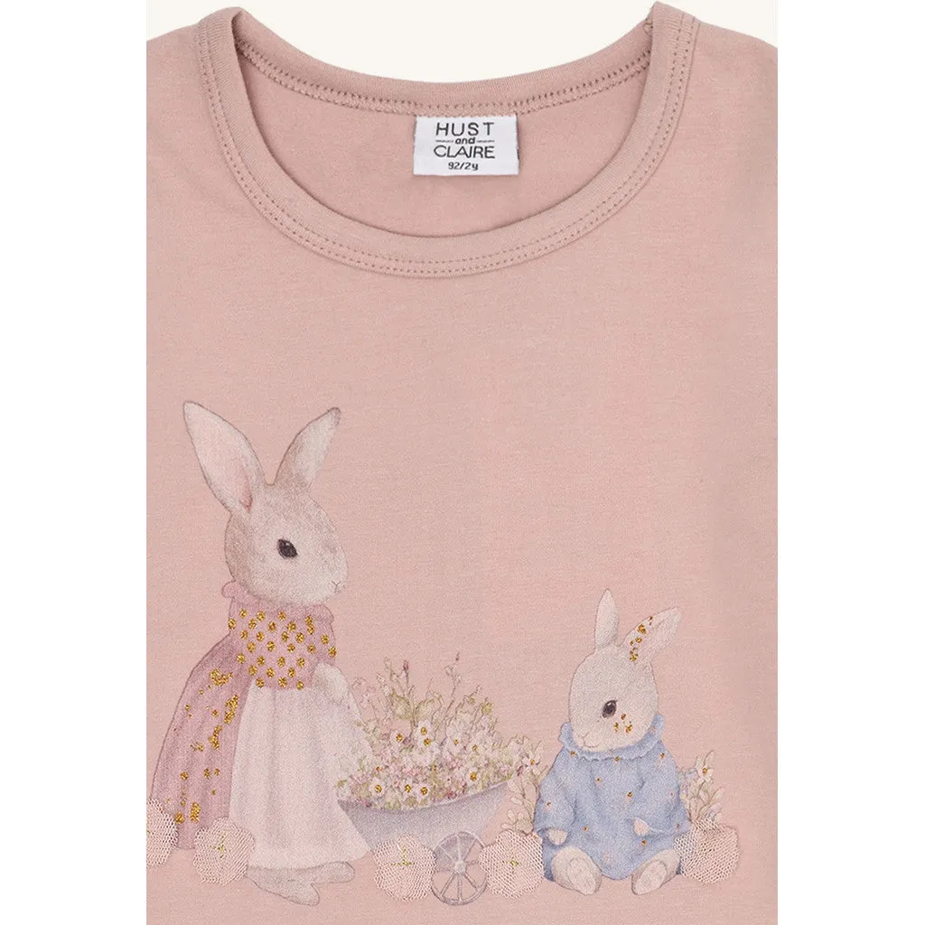 Hust & Claire Alma Mum and me bluse adobe rose