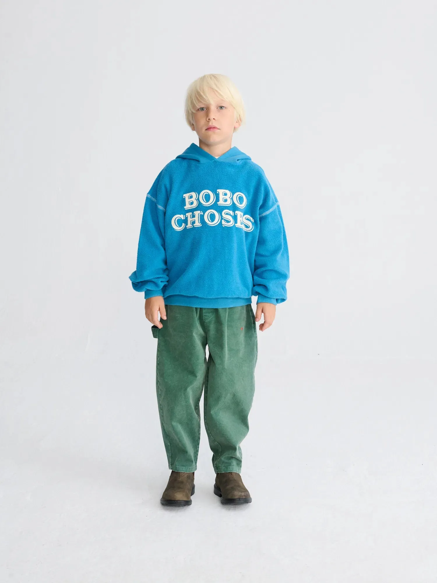 Bobo Choses All About Monsters Embossed hoodie blå