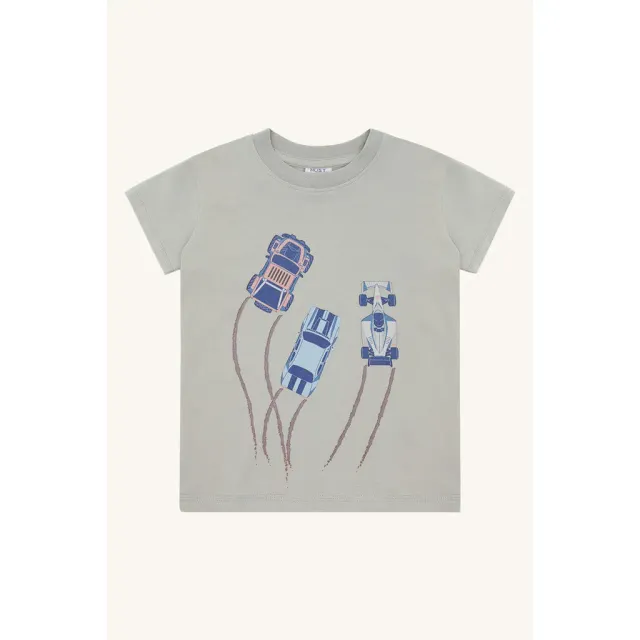 Hust & Claire Anton Racing t-shirt Green Foam bomuld