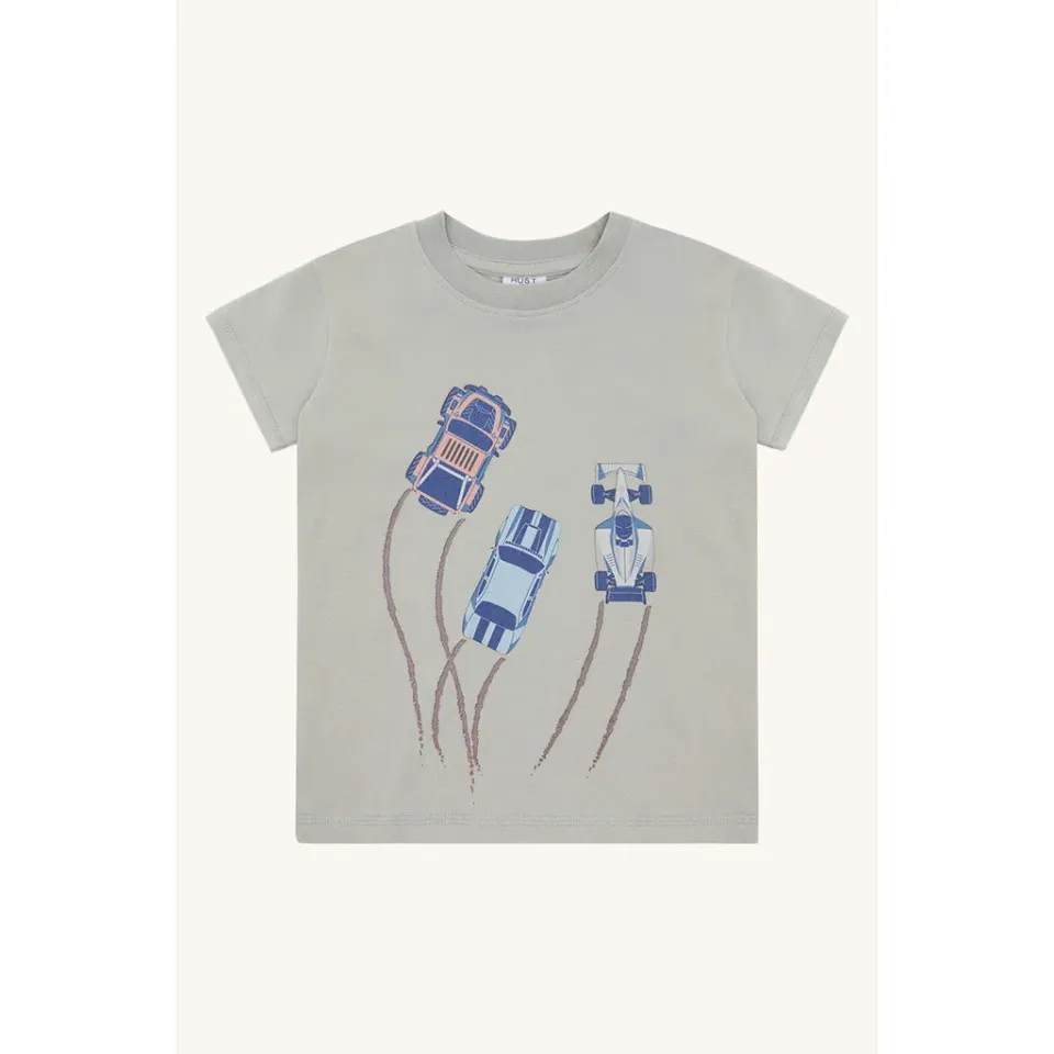 Hust & Claire Anton Racing t-shirt Green Foam bomuld