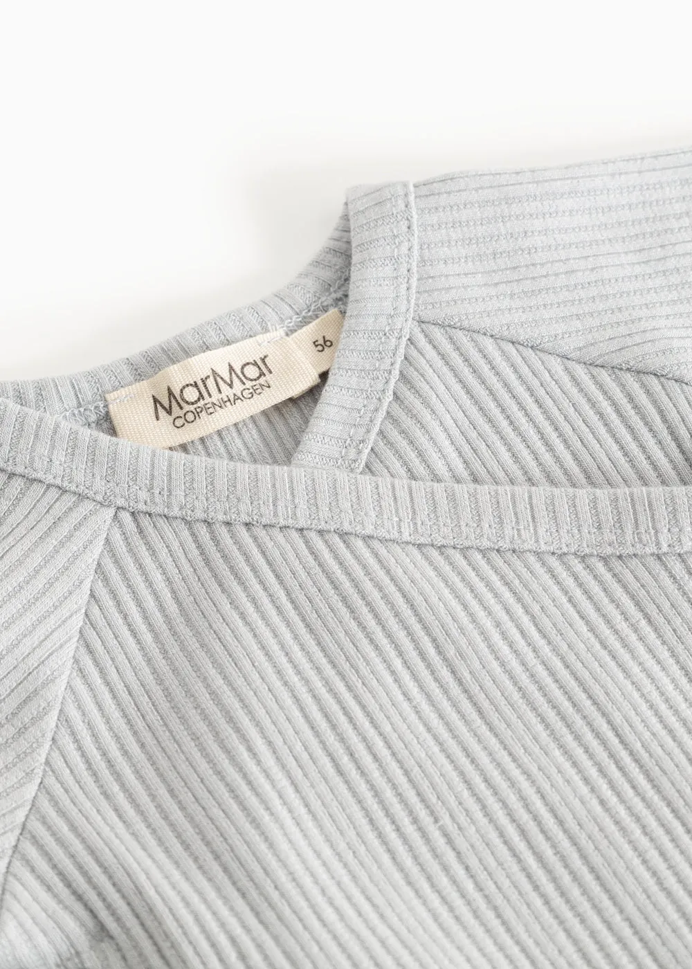 MarMar Tuti Wrap LS slå-om bluse Blue Haze modal