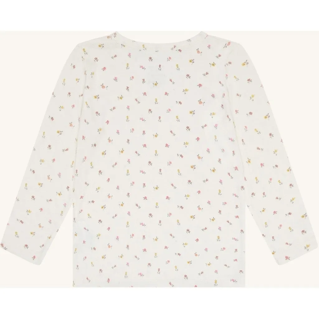 Hust & Claire HCAustin Vintage langaermet bluse ivory bambus