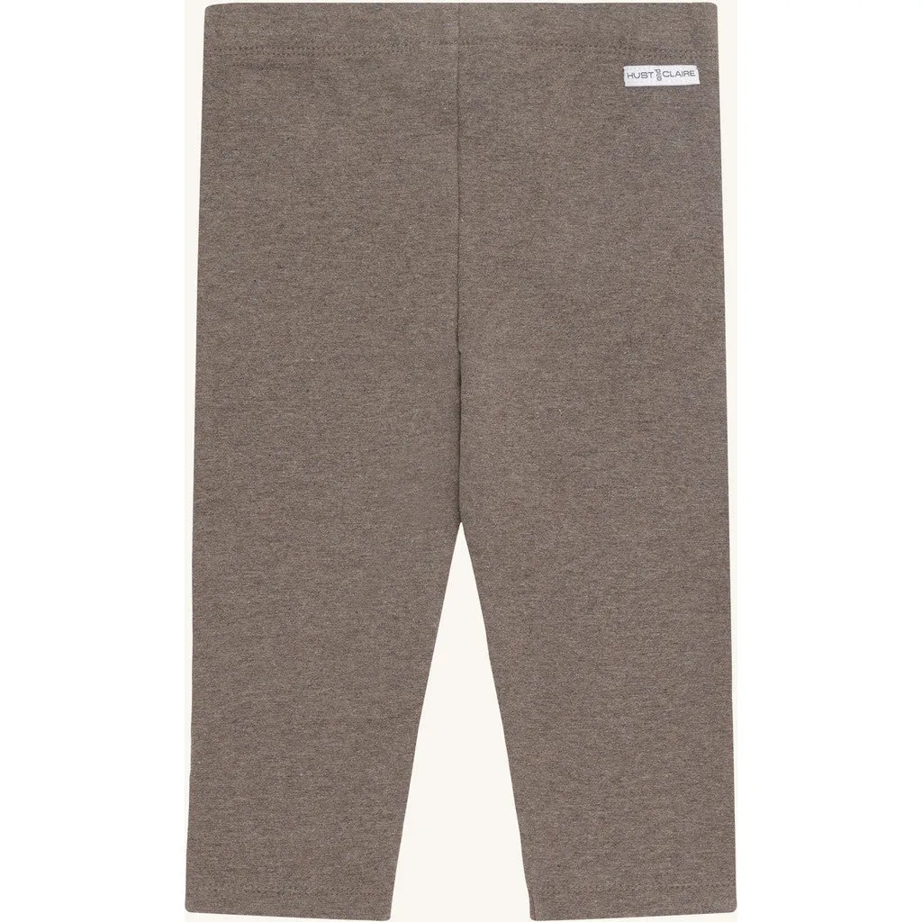 Hust & Claire HCLisa brushed leggings Wren børstet bomuld