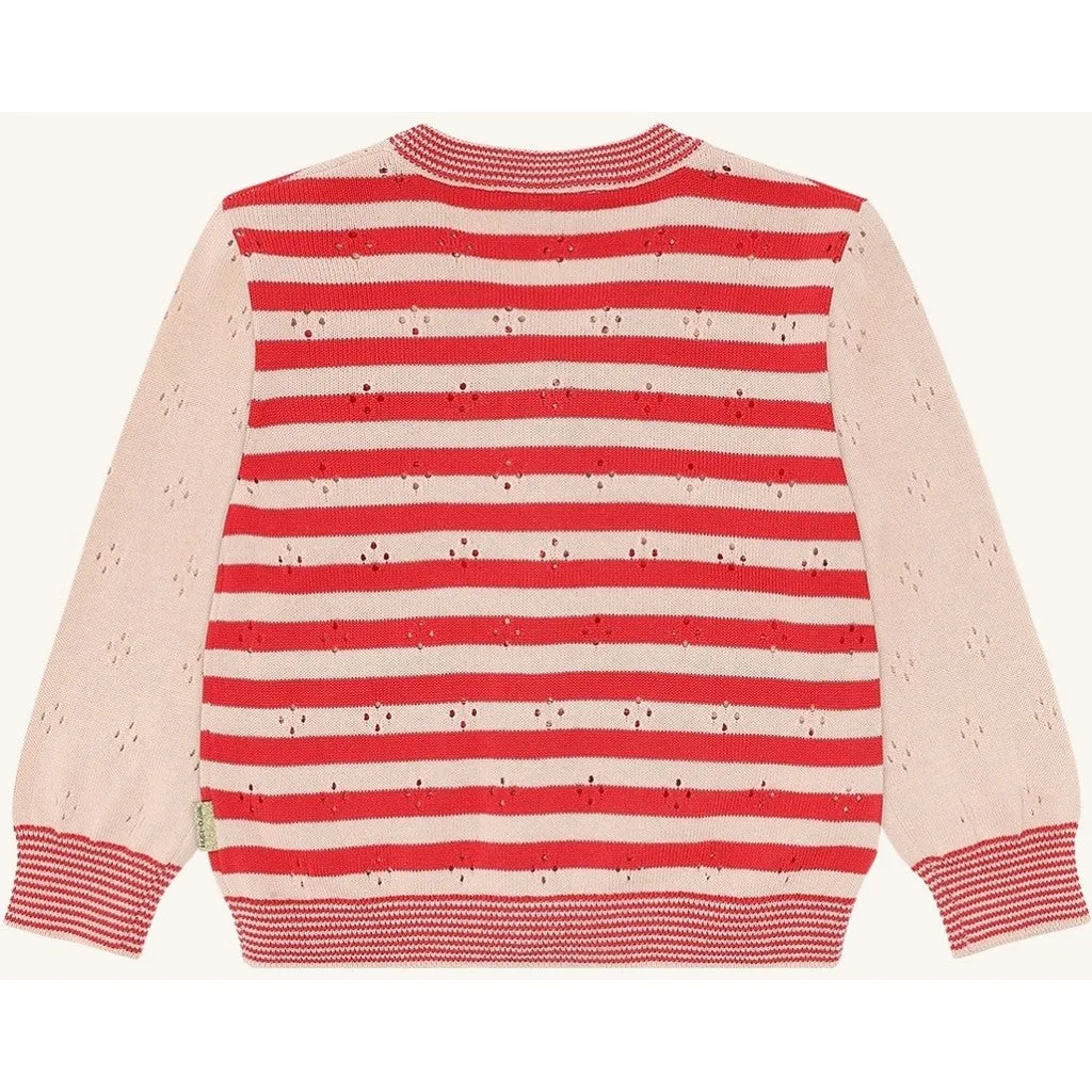 Hust & Claire HCCamilla Stripes cardigan Poppies