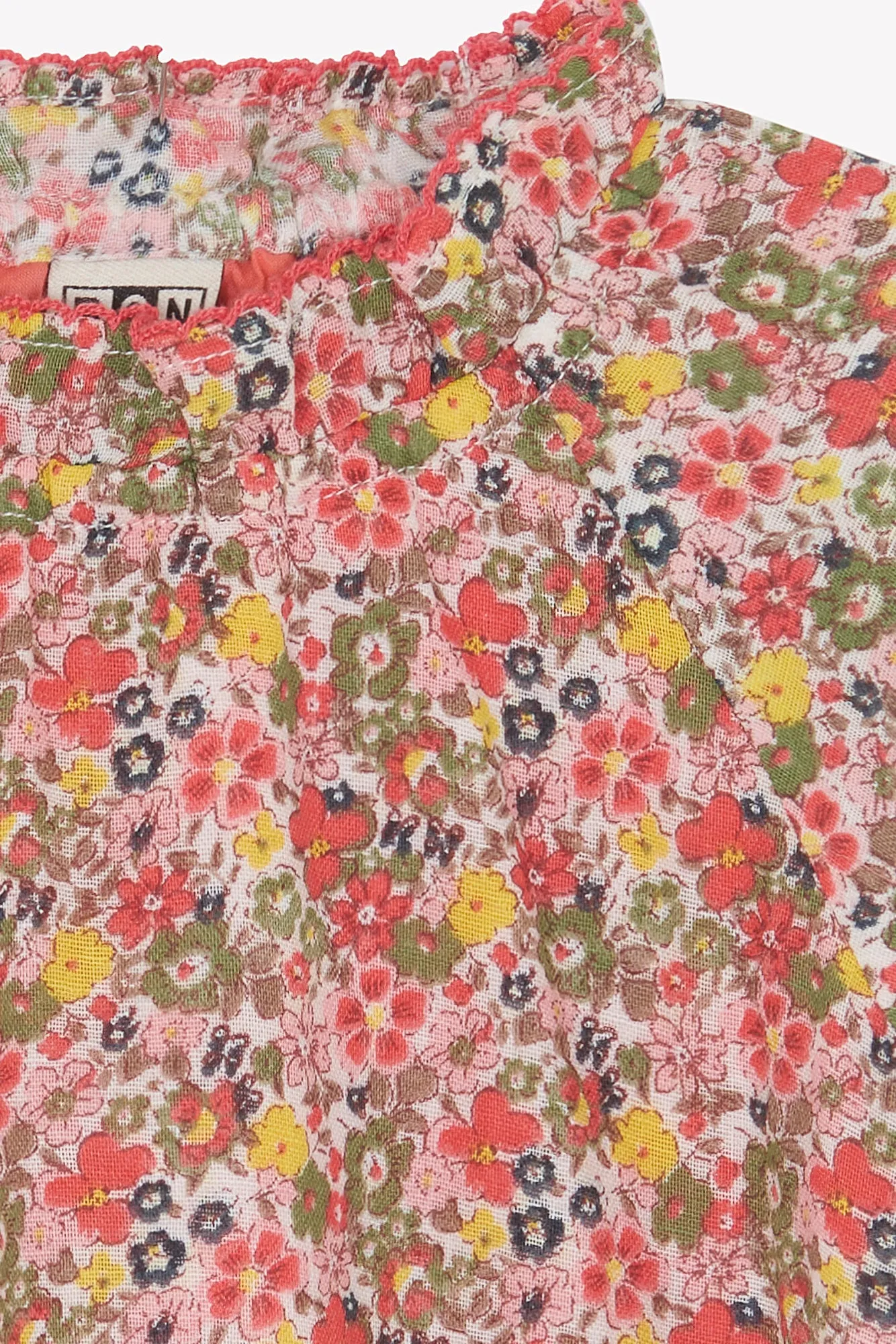 Bonton Mala Meadow kjole blomstret bomuld