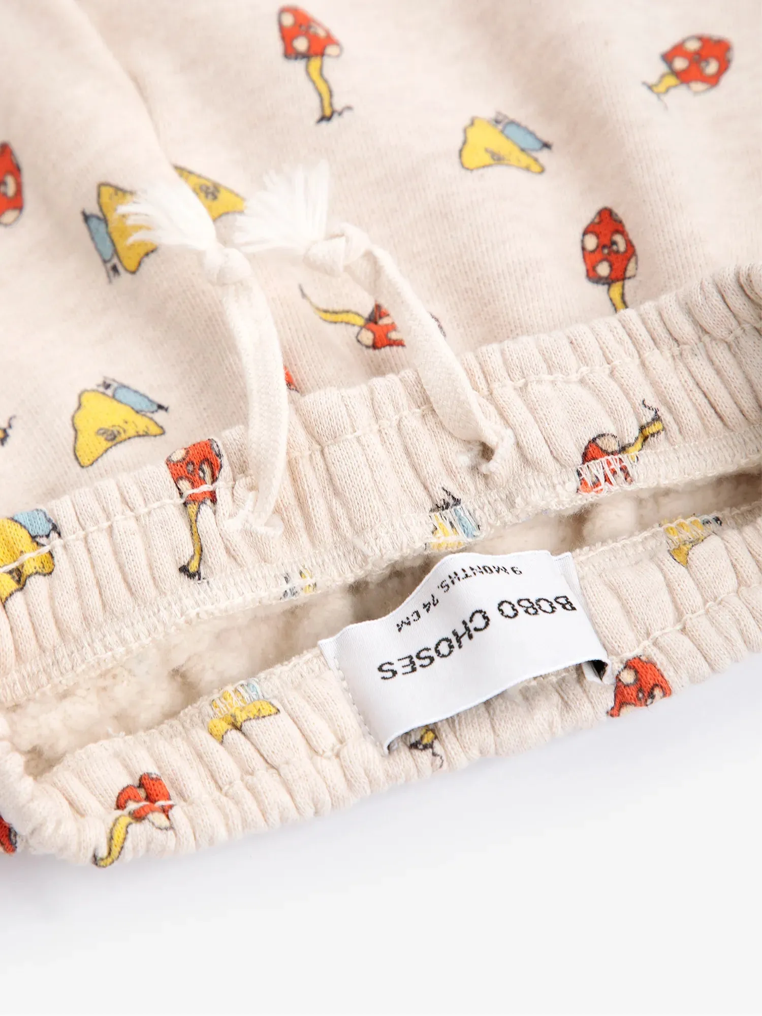 Bobo Choses Mush Monster Duo joggingbukser offwhite økologisk