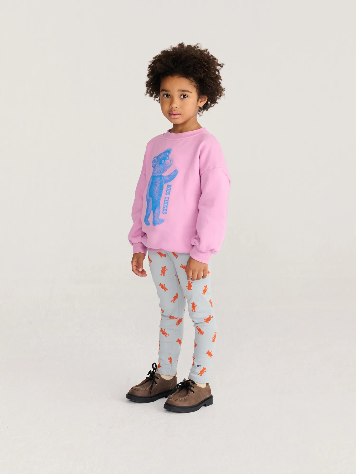 Bobo Choses Softpaw Monster sweatshirt lyserød økologisk