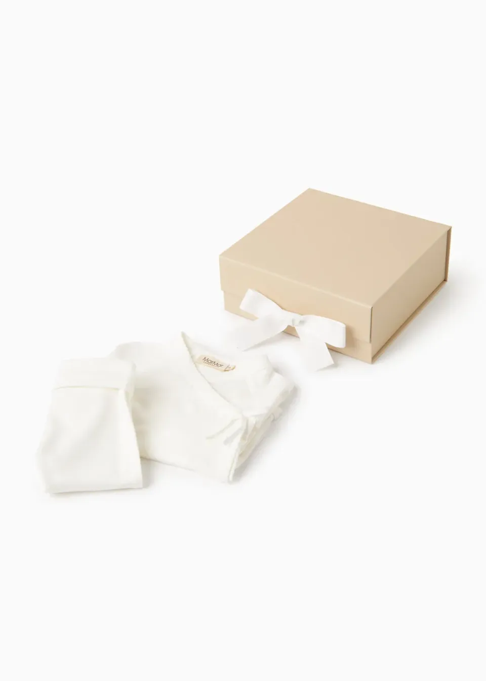 MarMar gaveæske Gentle White newborn 2 dele