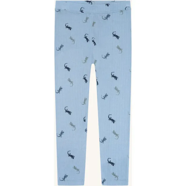 Hust & Claire HCLudo Lizards leggings Light Blue bambus