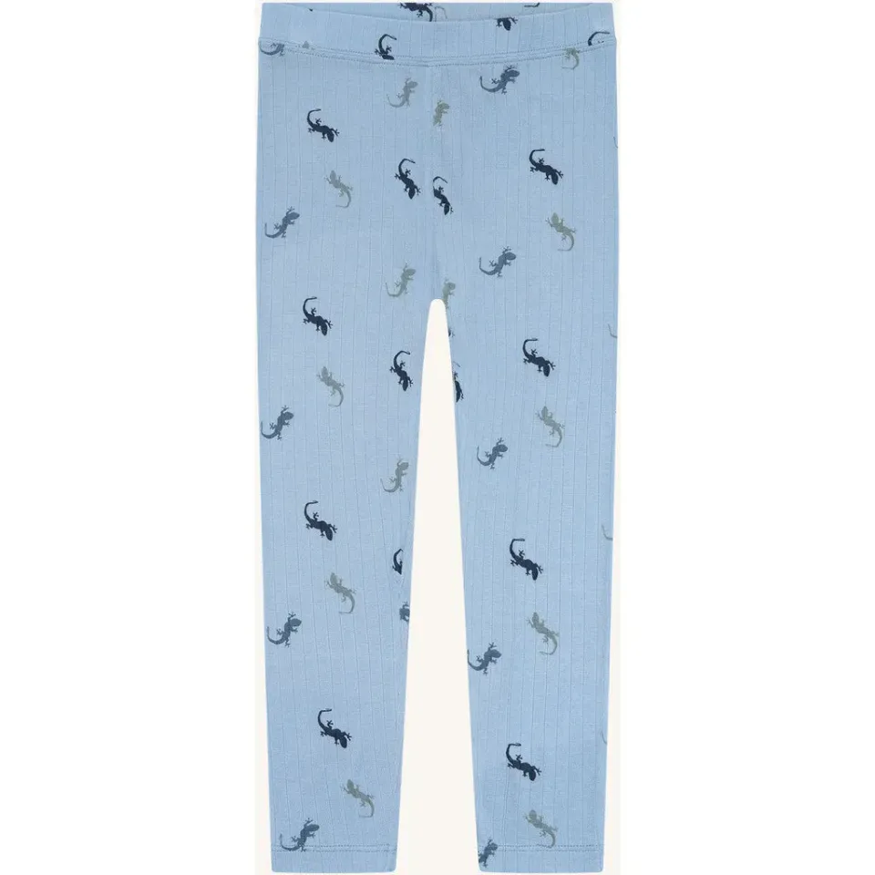 Hust & Claire HCLudo Lizards leggings Light Blue bambus