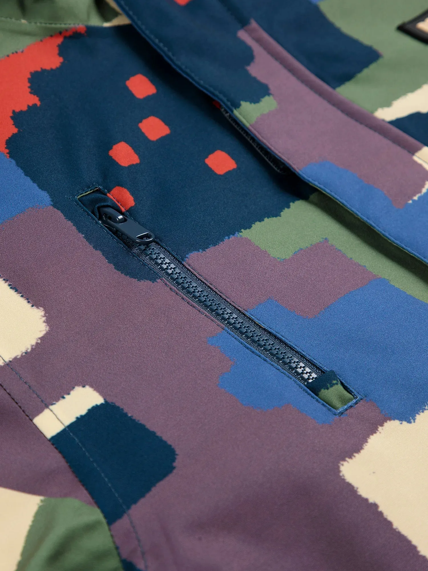 Bobo Choses Paint Forest ski anorak multicolor vandtæt