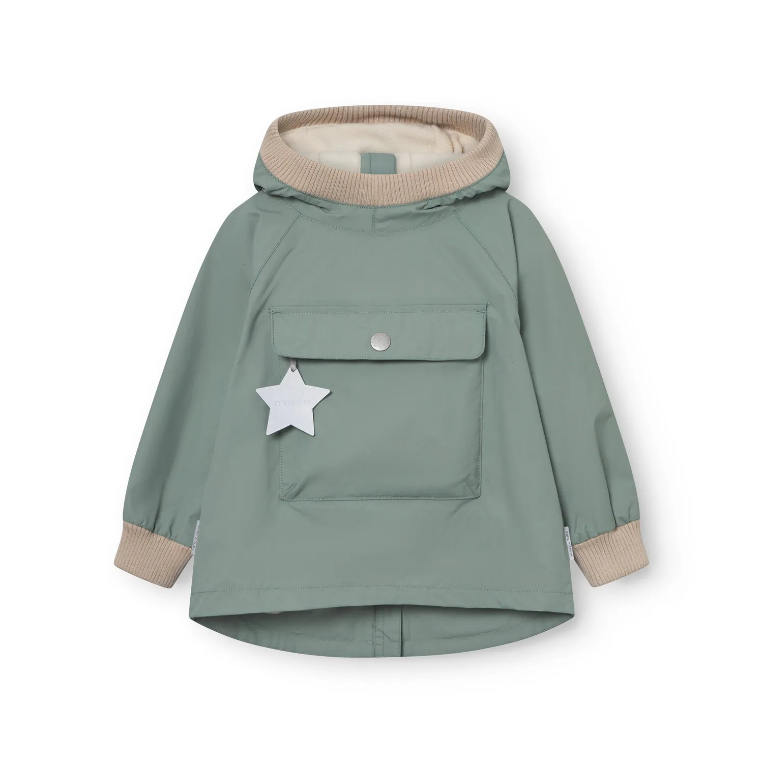 MINI A TURE MATBABYVITO anorak Cloud blue fleeceforet