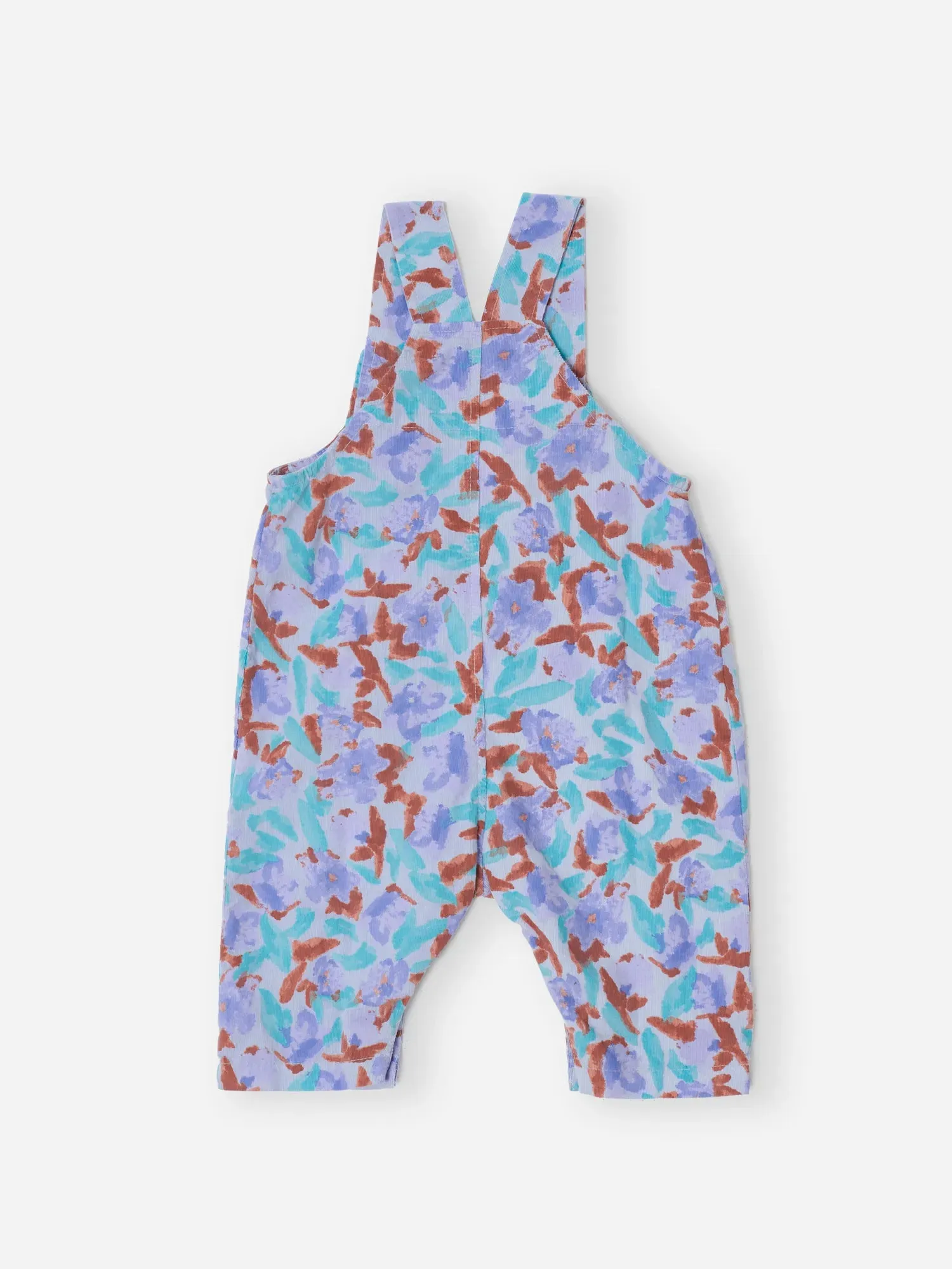 Bobo Choses Watercolor overall baby offwhite fløjl