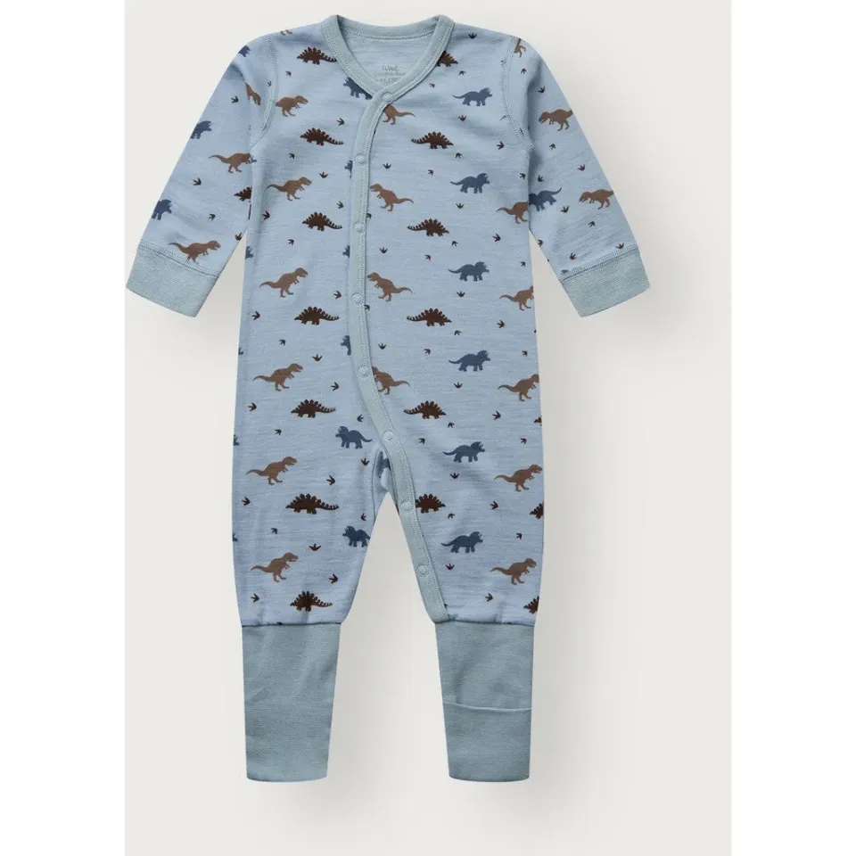Hust & Claire HCManu Dino natdragt Baby Blue uld