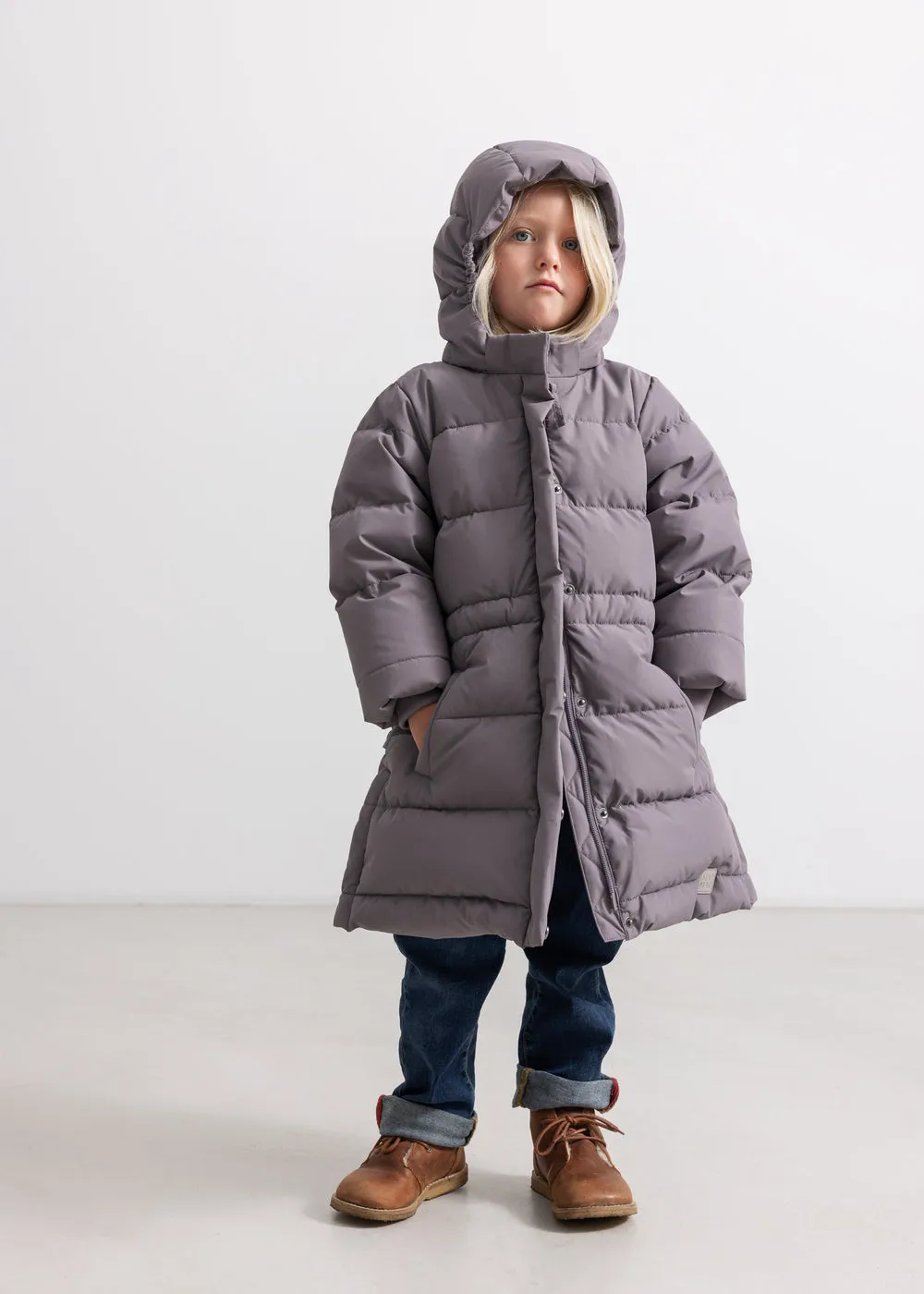 MarMar Oxford Coat dunfrakke Plum Stem lang