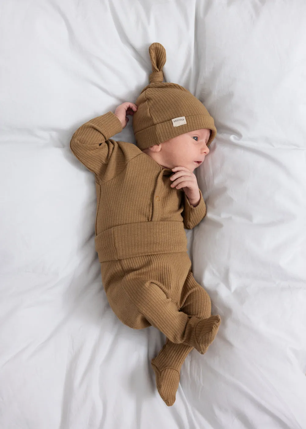 MarMar Jeans Pixa bukser med fødder Dark Bronze modal