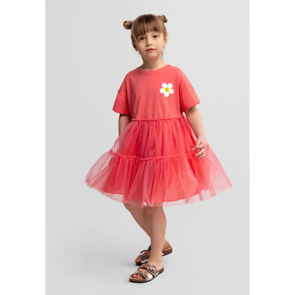 Minoti 44630 tylkjole koral blomst baby piger