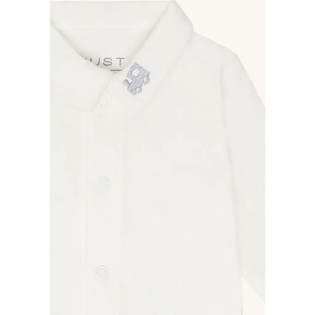 Hust & Claire Baba Collar body Ivory økologisk