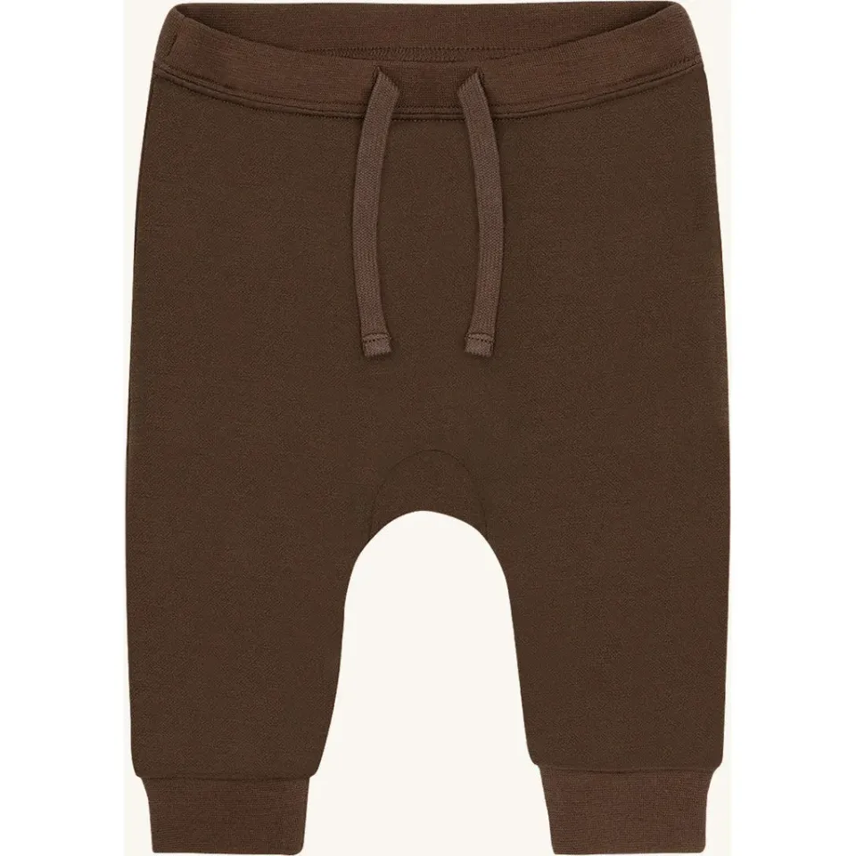 Hust & Claire Gaby joggingbukser Chocolate uld-bambus