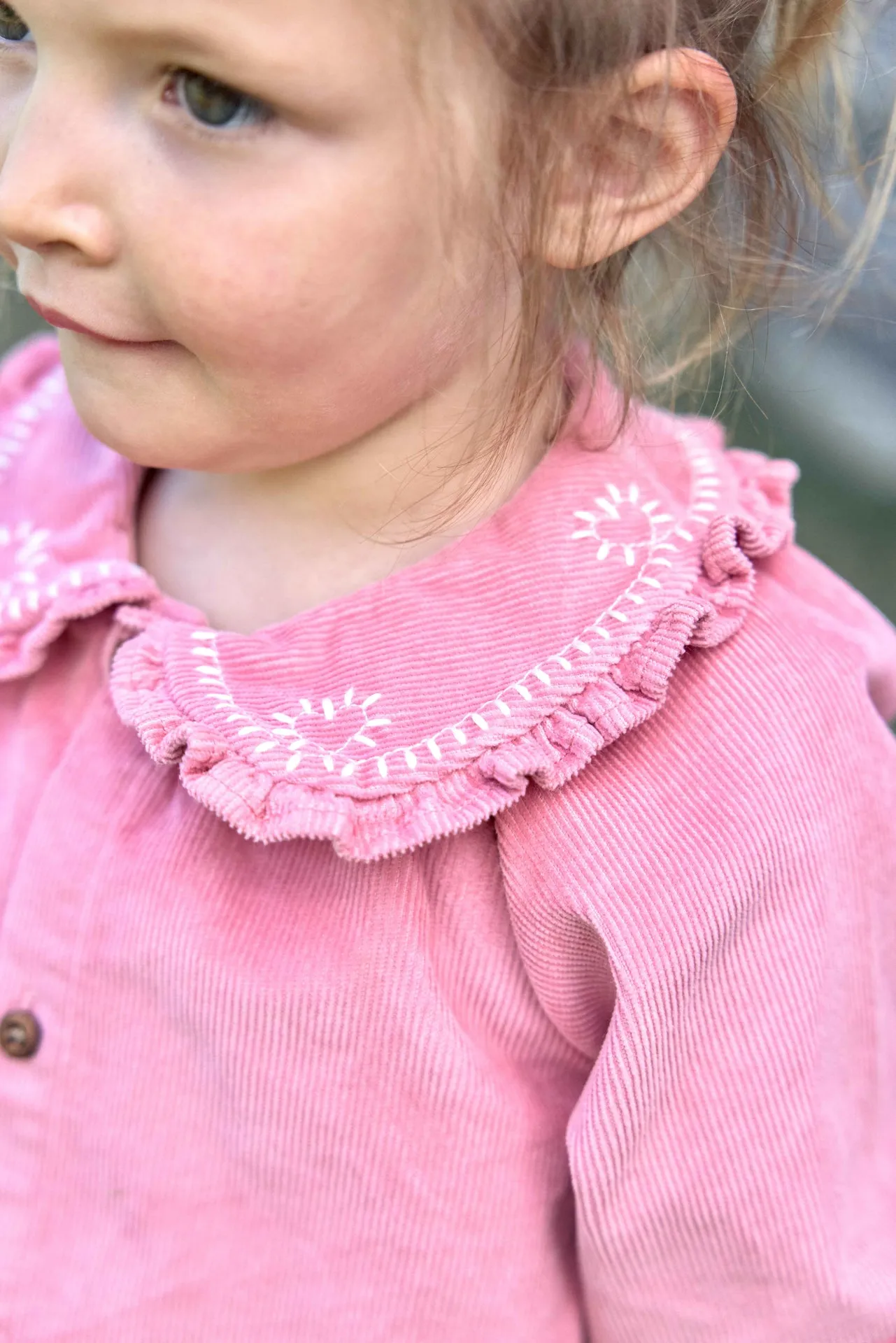 Bonton Minnie kjole Rose Pinkyee velour