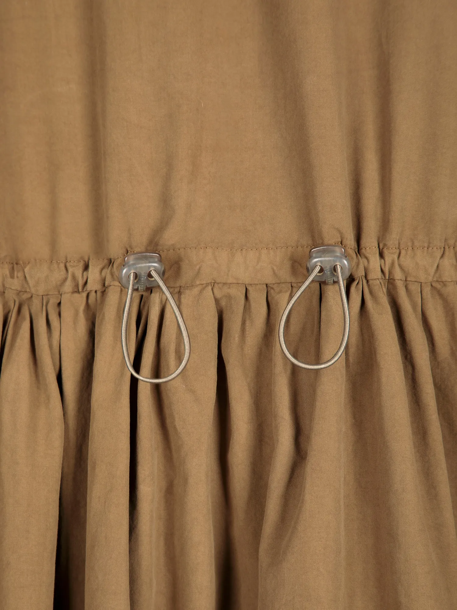 Bobo Choses All About Monsters Poplin elastic waist kjole khaki