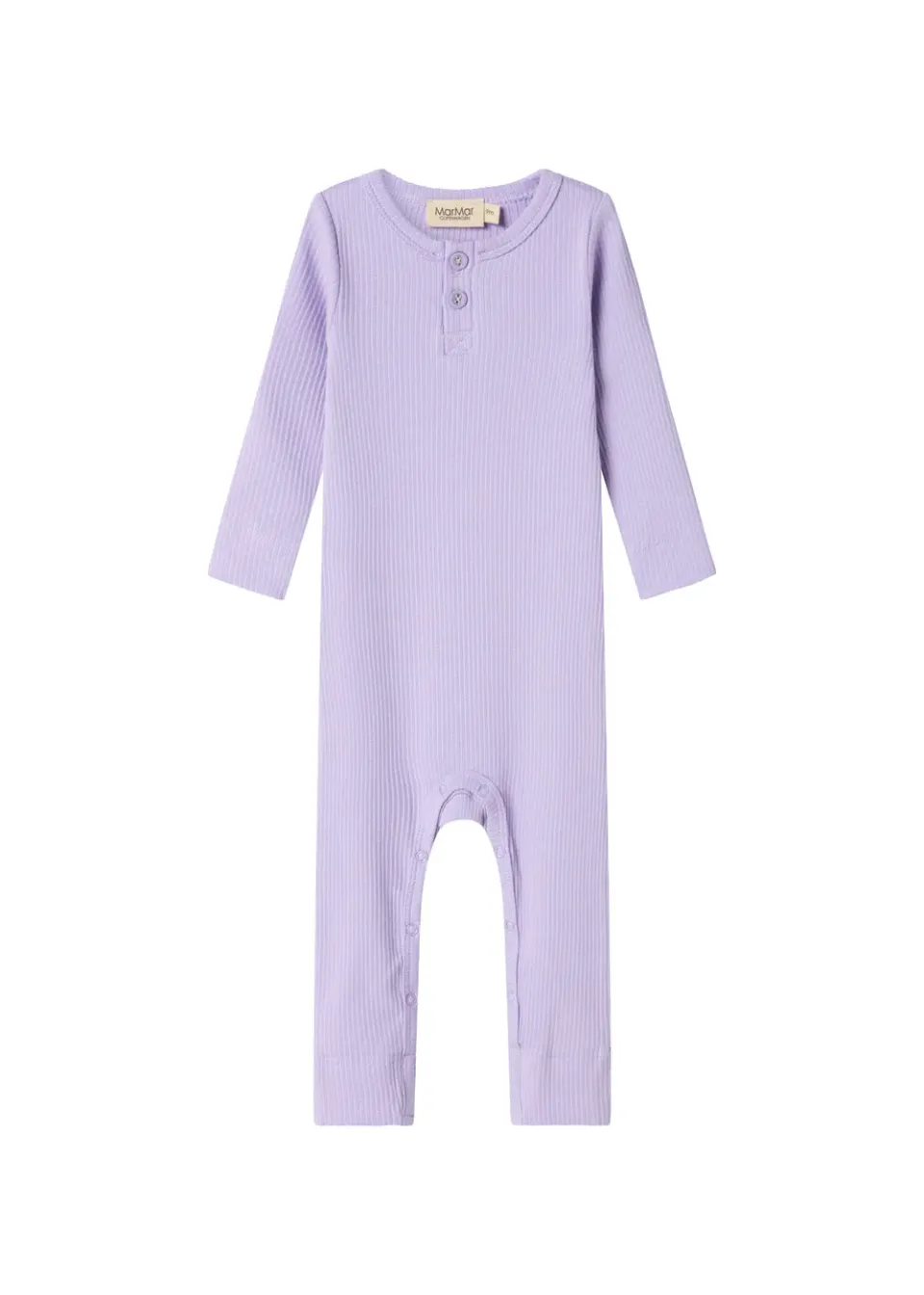 MarMar Copenhagen Rompy heldragt Soft Lavender rib