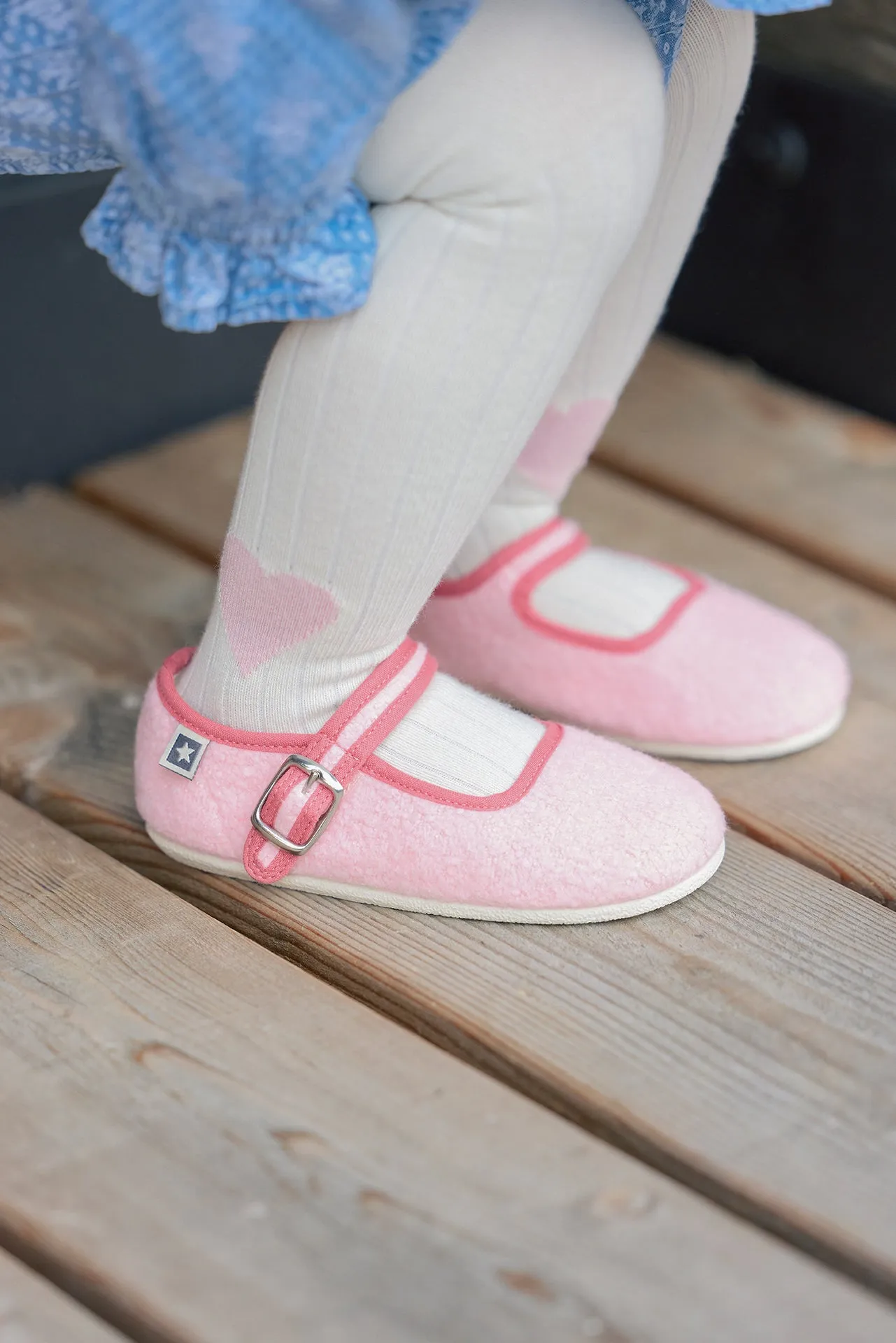 Bonton Jane babysko rosa pelsfoer 19-36