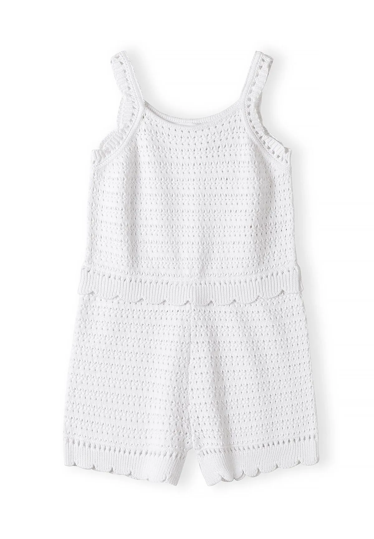 Minoti 44716 jumpsuit hvid ajour bomuld