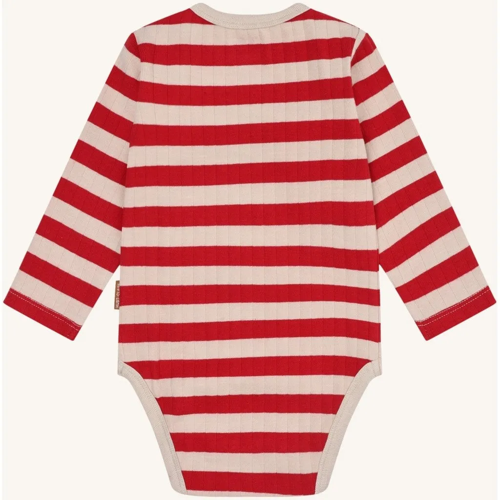 Hust & Claire Billy body Warm Red økologisk bomuld