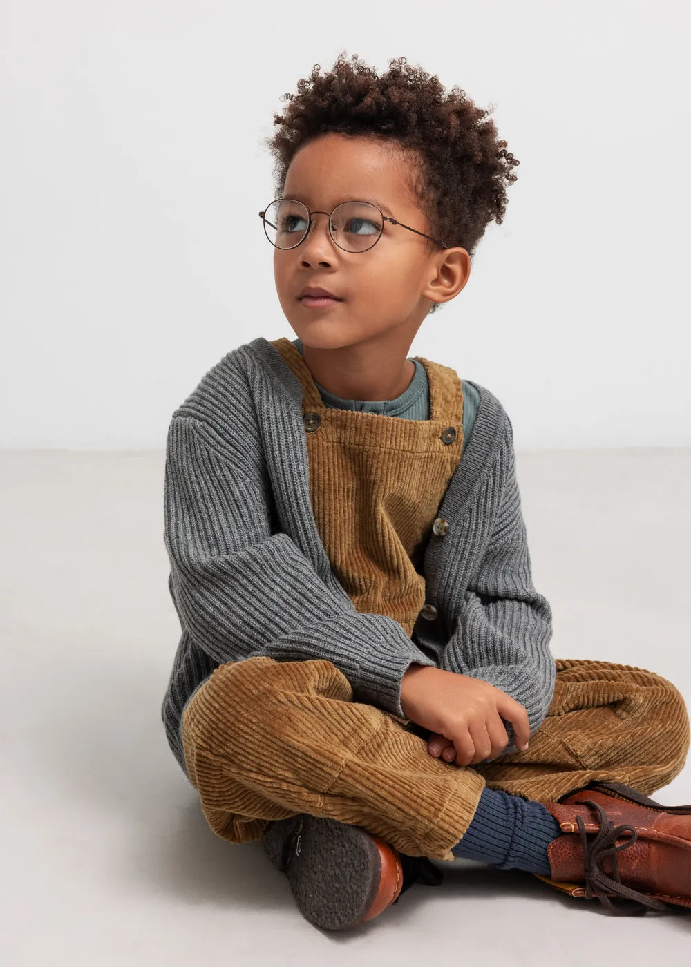 MarMar Tarono strik cardigan Grey Melange uld