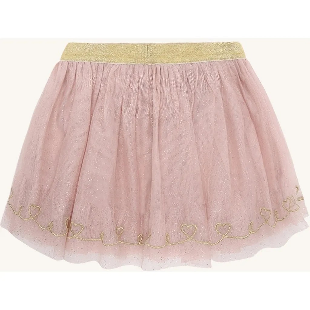 Hust & Claire HCNinna Tulle nederdel dusty rose tyl