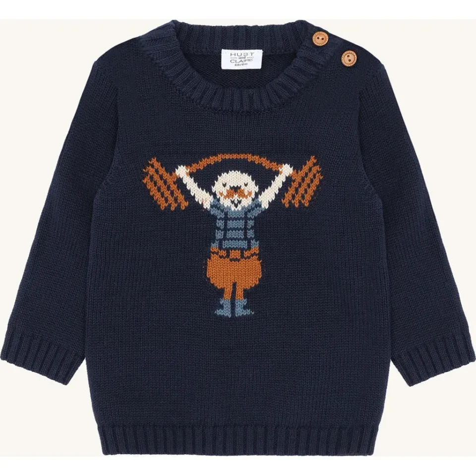 Hust & Claire HCPilou Strong Man pullover More Navy
