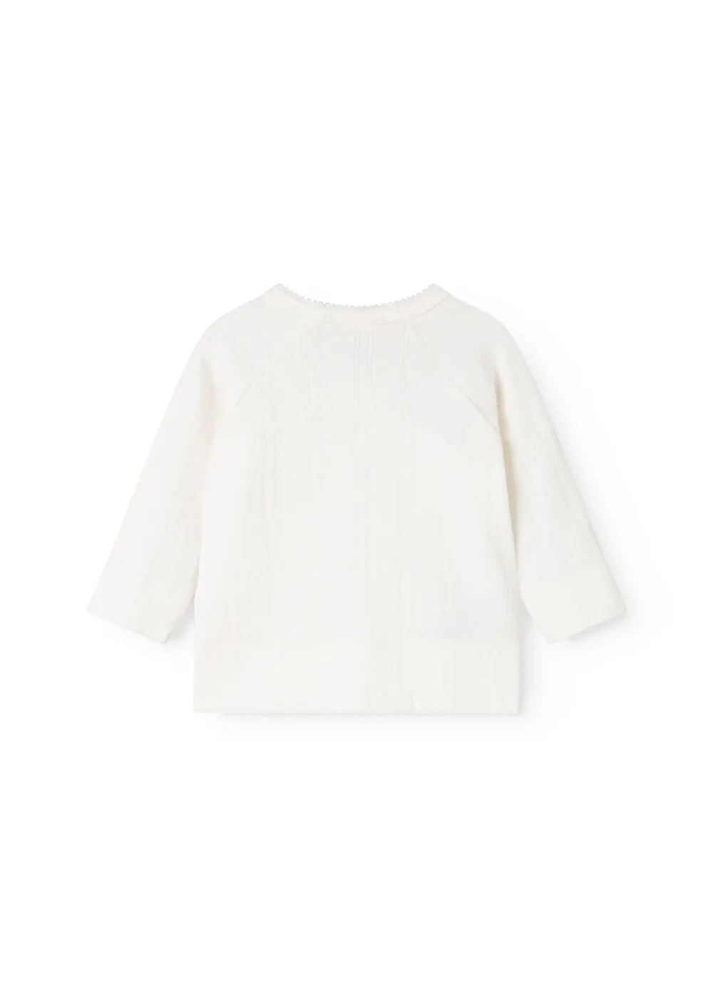 MarMar Tut Wrap LS bluse Gentle White slå-om