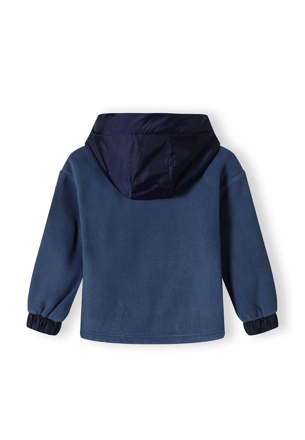 Minoti 41220 hoodie mørkeblå microfleece