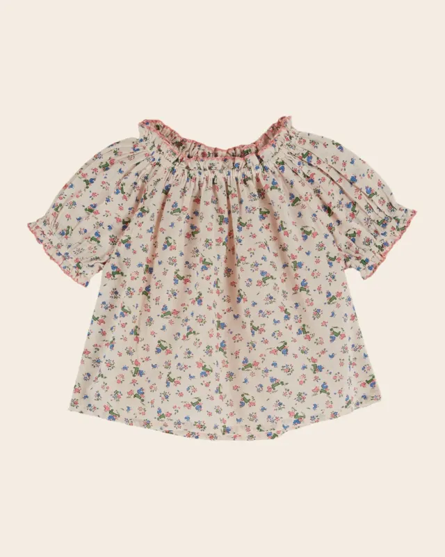 Emile et Ida Bergere bluse rosa bomuld 3M-14A
