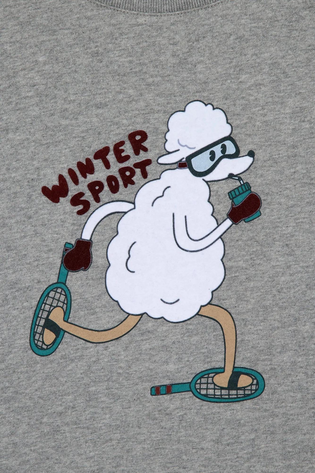 Bonton Laurel Winter t-shirt til børn grå langærmet