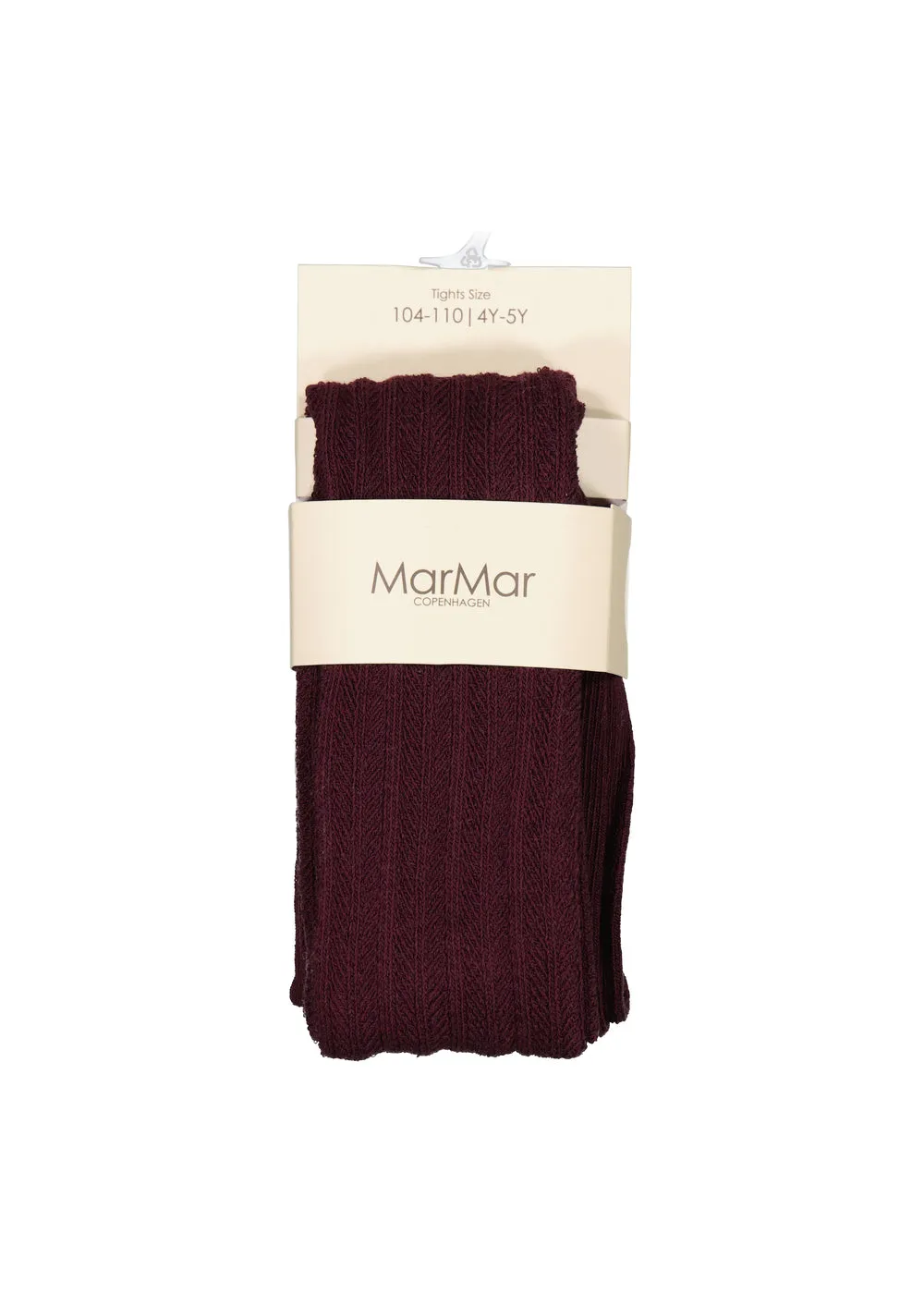 MarMar Tights Pointelle strømpebukser Deep Mulberry