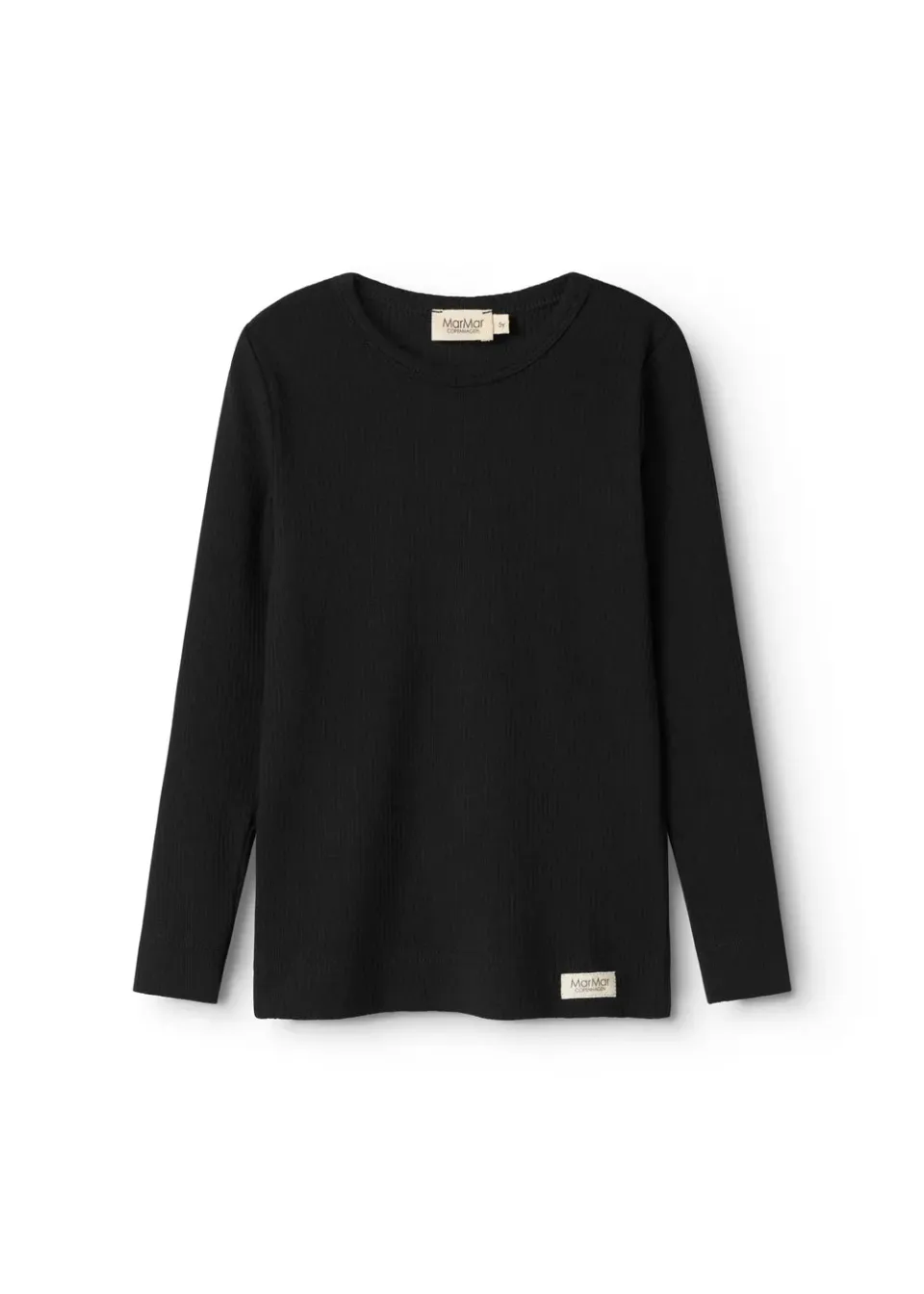 MarMar Plain Tee LS t-shirt sort langærmet modal