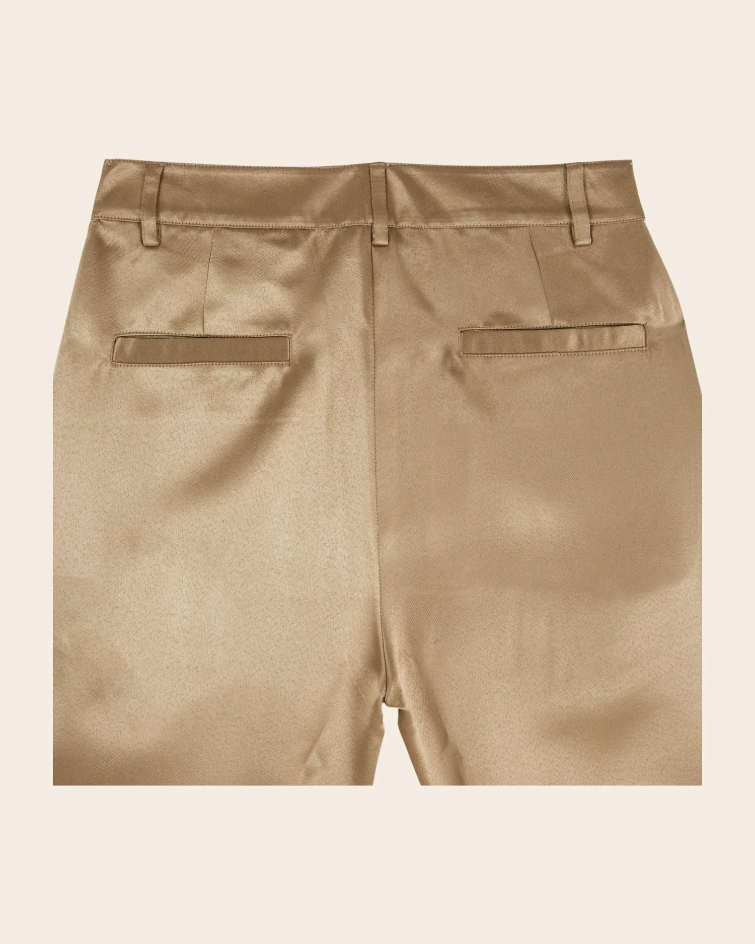 Emile et Ida Enrico palazzo bukser beige satin