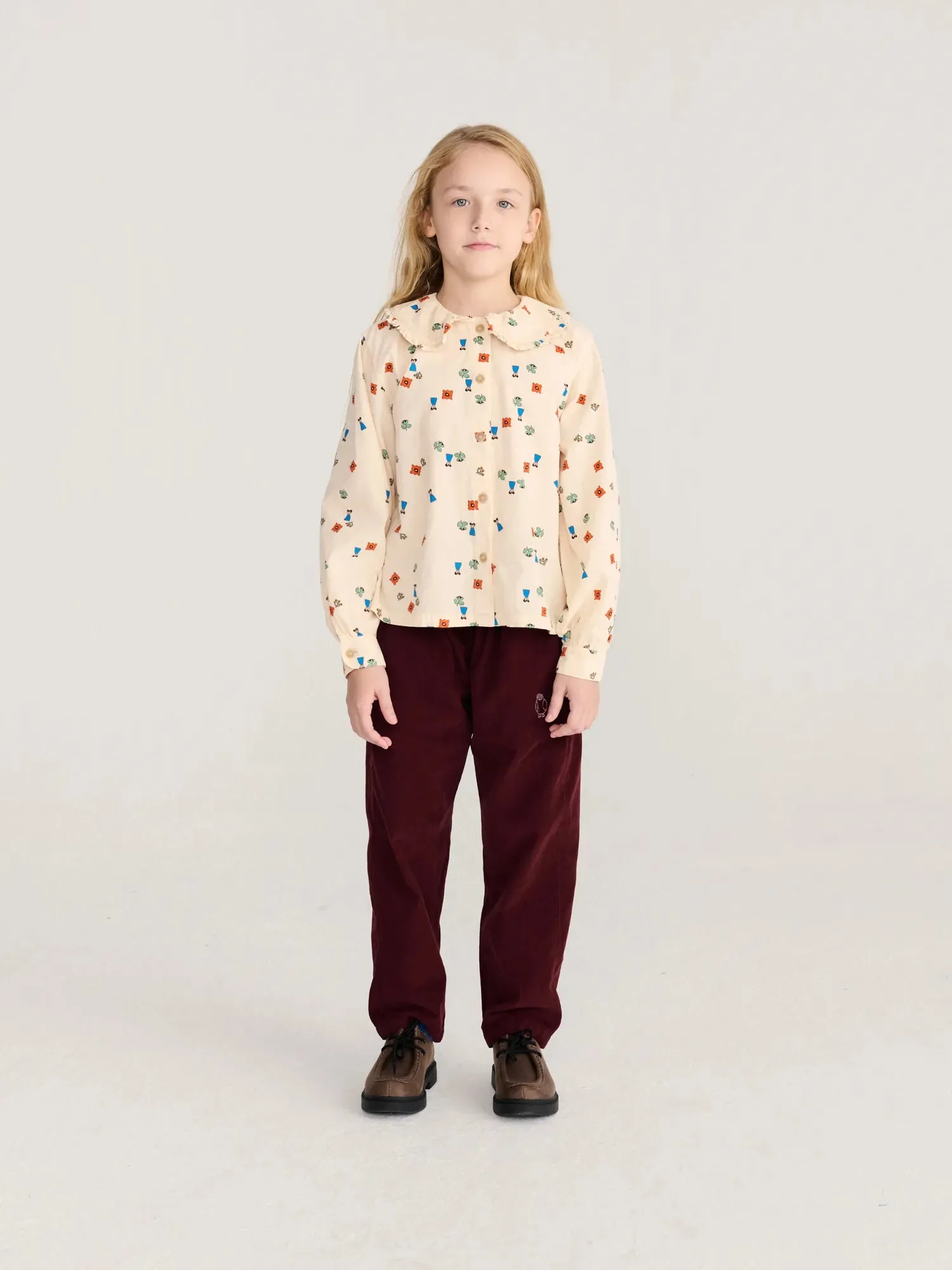Bobo Choses Blossom blouse offwhite 4-5Y økologisk