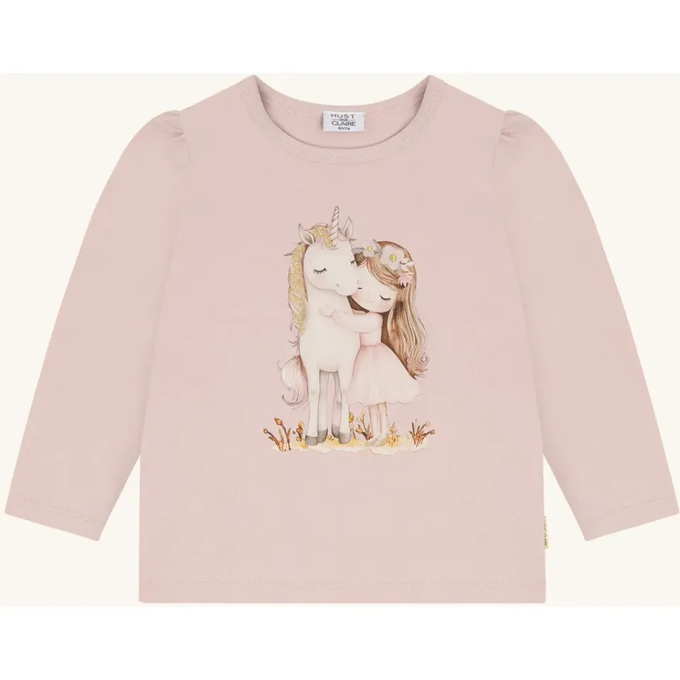 Hust & Claire Alma Hugs bluse Hushed Pink enhjørning