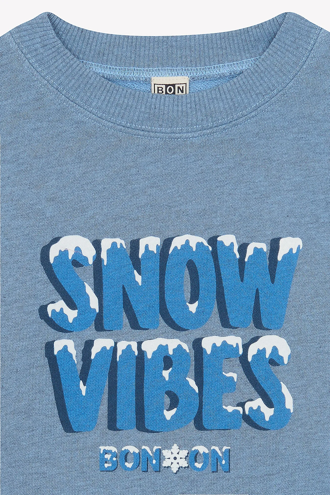 Bonton Laurel Snowvibe sweatshirt blå bomuld