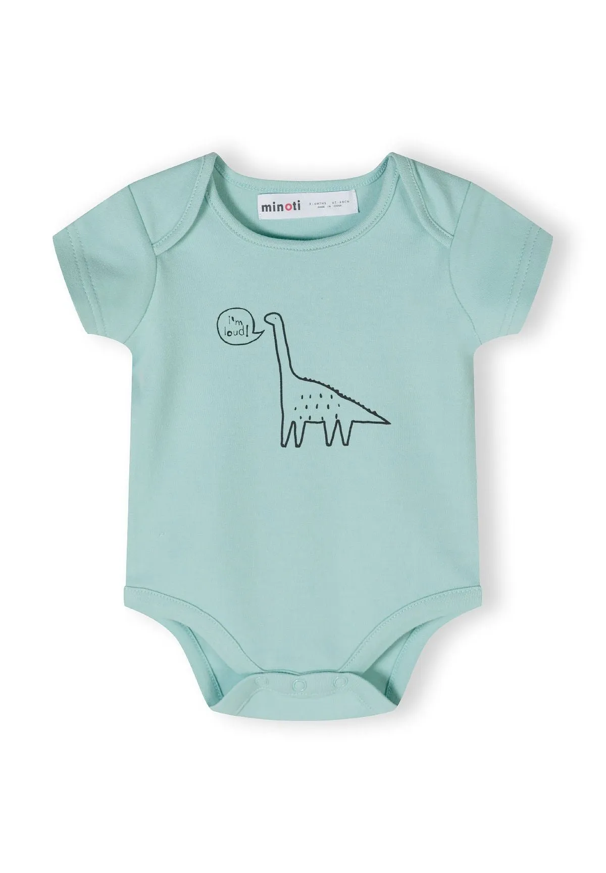 Minoti 42002 babybody 7-pak mint dino